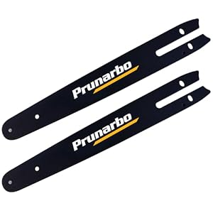 8Inch Führungsstange für Batterie-Kettensäge, Kettensäge Bar Ersatz für Prunarbo PR-E8 Mini elektrische Handsäge Akku für Holzschneiden Trimmen Gartenwerkzeug Zubehör (2)
