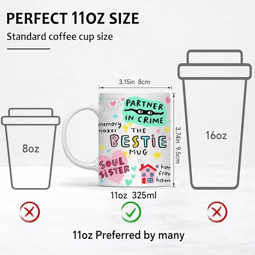 Bestie Friendship Coffee Mug 11oz