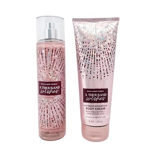 Bath & Body Works - Signature Collection - A Thousand Wishes- Gift Set- Fine Fragrance Mist & Ultra Shea Body Cream by Bath & Body Works