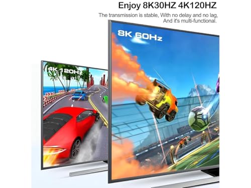 Image of Tobo 4K 120Hz HDMI USB rj45 KVM Switch for 2 Computers 1 Monitor Share 3USB3.0 Port, Keyboard Mouse Printer Support Wire-Desktop Controller