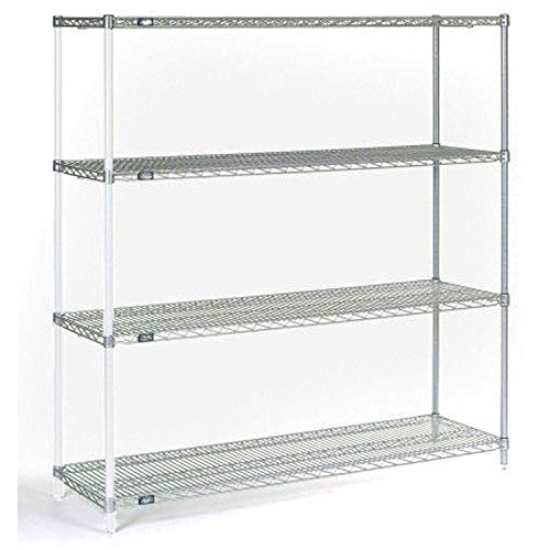 Nexel Chrome Wire Shelving Add-On - 48W x 12