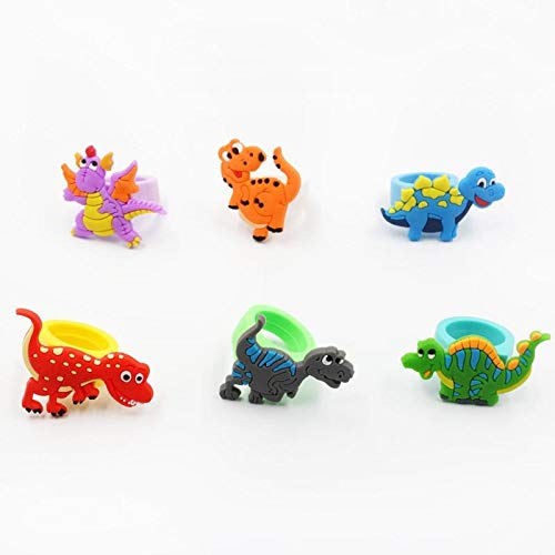 1 Bubble Bath Bomb For Kids With Surprise Dino Ring Toy Inside - Natural Ingredients Safe For Sensitive Skin - Moisturizing Coconut And Olive Oils And Sweet Orange Aroma - Giftable Box #TOP5