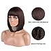 eNilecor Short Brown Bob Wigs 12