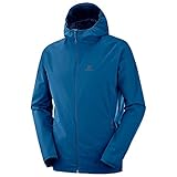 SALOMON Essential JKT Jacket, Hombre, Azul (Poseidon), S