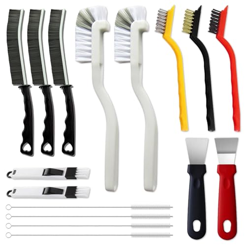16Pcs Crevice Cleaning Brush Set,...