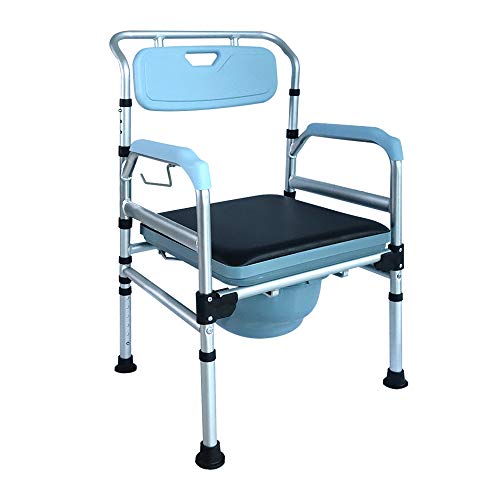HENGMEI Chaise percée WC de toilettes Chaise De Douche avec...