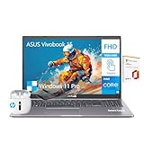ASUS Vivobook 15 Laptop Touchscreen Computer, 15.6 Laptop Touch Screen FHD, Intel Core i5 College Students Business Laptop, Lifetime Microsoft Office 36GB RAM 1TB SSD,Windows 11 Pro,Numeric Keyboard