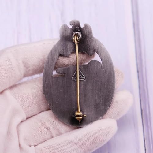 FOTN GERMAN Panzer Assault Silver Badge Eagle Tank Enamel Pin, Black3