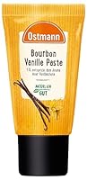 Ostmann Gewürze - Bourbon Vanillepaste aus natürlichen Zutaten, für Kuchen, Cremes und Desserts, 1 TL = Aroma einer Borubon Vanille-Schote- 50 g in praktischer Dosier-Tube