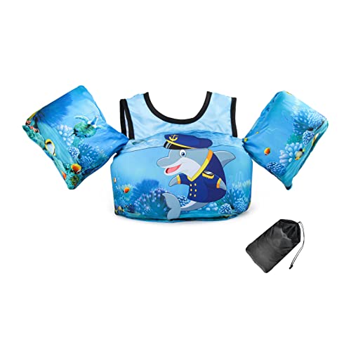 Swim Vest Size Guide Limmys Gilet Natation Enfant Premium – Gilet Piscine Enfant Moderne Pour Filles, Garçons Et Tout-Petits – Sac De Rangement Inclus (Bleu Roi, Large Gilet Natation Bebe 10kg
