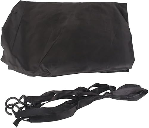 Miniatura 6 de VICASKY Cubierta de coche para automóvil, parasol para automóviles, cubierta negra para la mitad del coche, protector de nieve para coche, cubierta