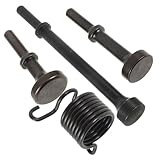 Kit di utensili per rivettatura pneumatica per impieghi gravosi: questo set di utensili migliora significativamente la produttività eseguendo sia attività di perforazione che di scalpellatura, rendendolo indispensabile per qualsiasi progetto, punta per martello pneumatico