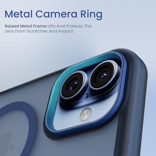 Image of CASEGEAR Bold Pro Back Cover Case Compatible with iPhone 17 | 14.8 Feet Drop Protection | Compatible with MagSafe | 360 Complete Protection | Shockproof & Scratch Resistant | Blue