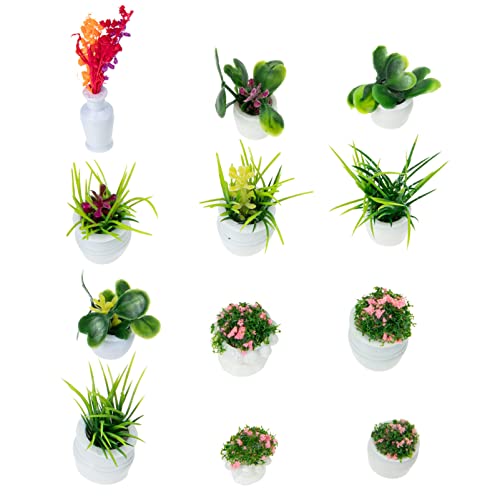 TOYANDONA Miniaturpflanzen 24 Topfdekoration Bonsai Dekoratives Simulation Dekoration für Schmuck Landschaftsmodell… – Bild 8