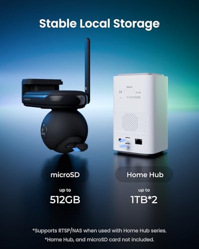 Image of REOLINK Altas PT Ultra Black - 4K Solar Security Cameras Wireless Outdoor, 500 Days Battery Life, ColorX Night Vision, 360 Pan Tilt Auto Tracking, Dual-Band Wi-Fi 6 Cameras for Home Security