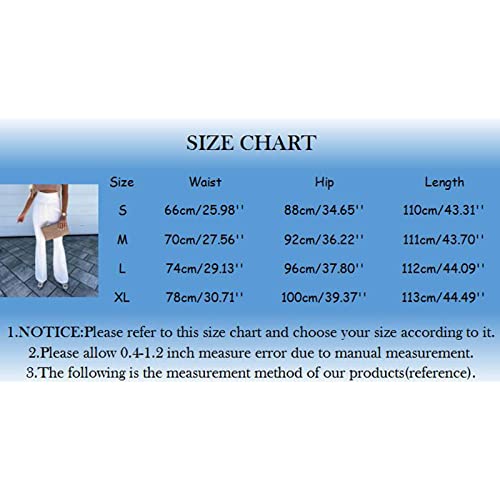 LULER Dames effen hoge taille slanke vrijetijdsbroek elastische mode micro uitlopende broek broek onder dames - Afbeelding 7