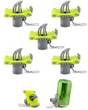 The Krak'in 2.0 (5-Pack) - Innovative Shotgun Tool with Built-in Funnel - Gray/Green - Great for Parties, Golfing, Beach Days, Sporting Events, etc.