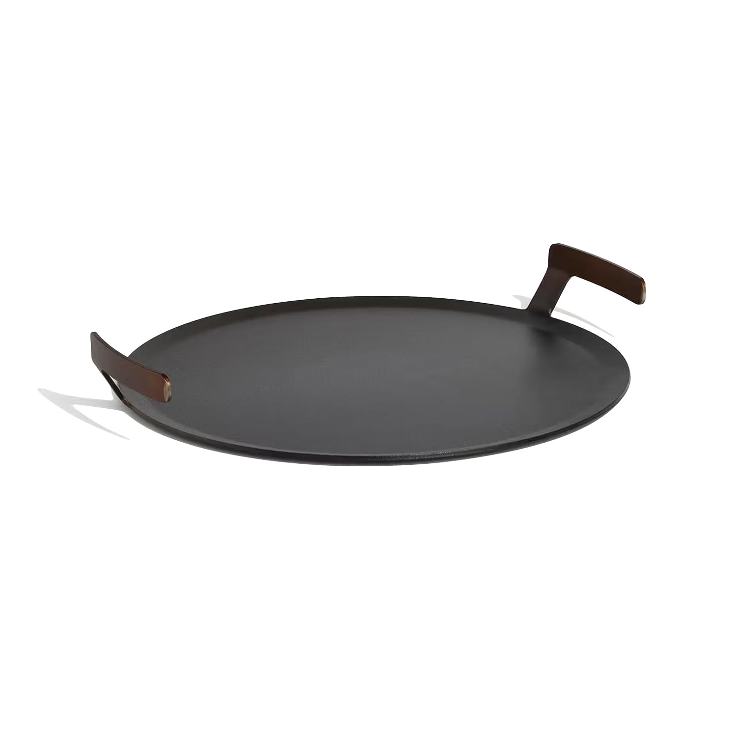 Made In Cookware - Seasoned 17" Round Carbon Steel Griddle - Professional Cookware - Crafted in Sweden - Induction Compatible