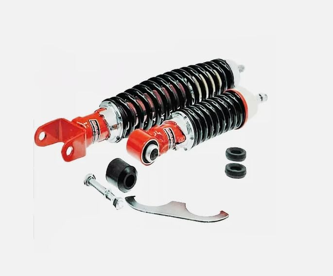 AMMORTIZZATORE REGOLABILE VESPA 50 SPECIAL CARBONE ROSSO