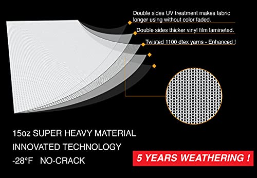 Leaveshade-RV-Awning-Fabric-Replacement-Camper-Trailer-Awning-Fabric-Super-Heavy-Vinyl-Coated-Polyester-93Fit-for-10-Awning-USA-Flag-Custom-Looking Leaveshade RV Awning Fabric Replacement Camper Trailer Awning Fabric Super Heavy Vinyl Coated Polyester 93Fit for 10 Awning USA Flag Custom Looking