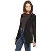 Volcom Women's Go Go Wrap Open Front Cardigan Sweater, black, Small