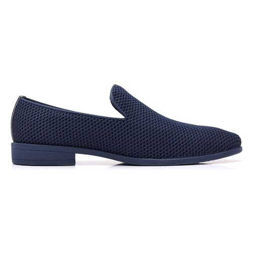 Image of Mens Tuxedo Dress Loafers Slip On Formal Wedding Shoes