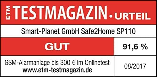 Safe2Home Funk Alarmanlagen Großes Set SP110 - Sabotageschutz Solar Sirene - deutsch - Alarmsystem SMS Alarmierung - Alarmanlagen fürs Haus Büro – Bild 5