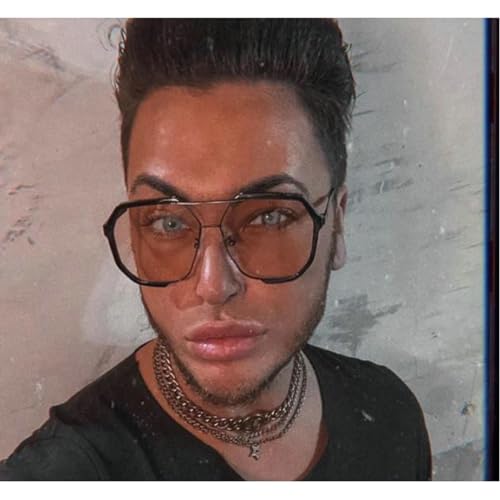 Retro Double Bridges Women Pilot Sunglasses Fashion Metal Eyewear Trending Hollow Brown Yellow Sun Glasses Men Shades3