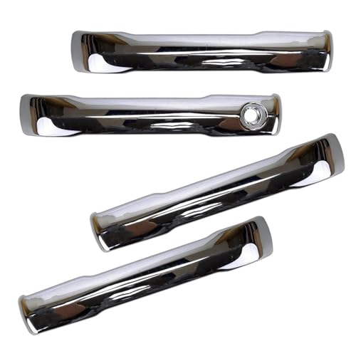 Poignée de porte pour Toyota Tundra 2022-2023 - Lot de 4 pièces chromées avant arrière