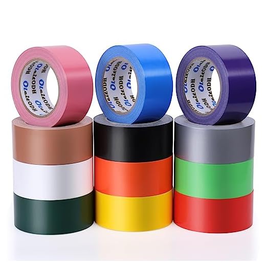 How to make luggage tags out of duct tape 12-Pack Rainbow Colored Duct Tape Rolls