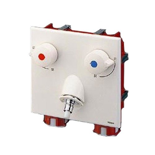 Amazon | TOTO 壁付き2ハンドル湯水混合水栓 TWA20AP1R | 洗濯機用水栓