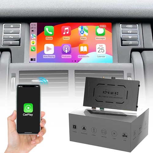JOYEAUTO Drahtloser Carplay-Nachrüstsatz-Empfänger für Land Rover/Jaguar