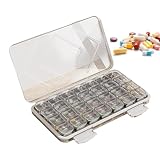 Drogentabletten, Reisepillen Organizer | Reisepillenhändler Versandhalter | Wasserdichte Komplementärmedizin, Schachtel der pH -Organisatoren