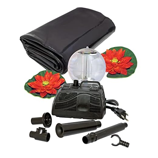 Koolscapes 270 Gallon Pond Kit with Lighting
