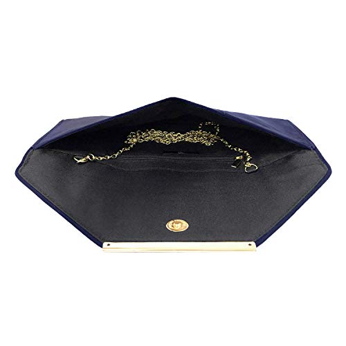 Image of JNB Faux Microsuede Envelope Clutch