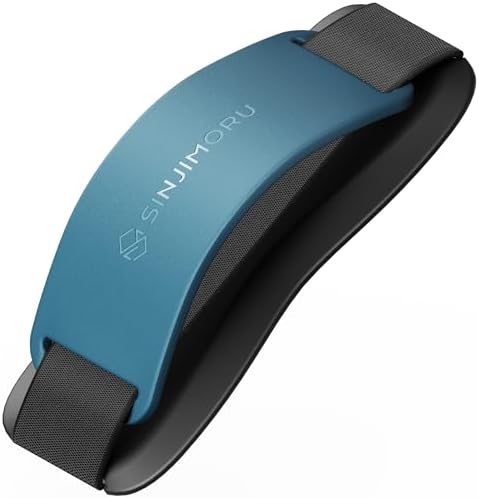Sinjimoru Phone Grip with Silicone Band, Holder & Kickstand, Teal