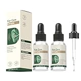 Ear Care Drops Gentle Formula 2PCS, Natural Ingredients, Relieve Tinnitus by Unblocking Secretions for Daily Ear Hygiene, Easy to Use & Portable for Men & Women
