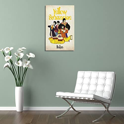 Poster décoratif sur toile de dessin animé des Beatles – Poster et image d’art moderne pour chambre à coucher – 30 x 45 cm - Les Beatles, Paul McCartney, John Lennon, RIngo Starr, George Harrison Poster décoratif sur toile de dessin animé des Beatles - Poster et image d'art moderne pour chambre à coucher - 30 x 45 cm – Image 6