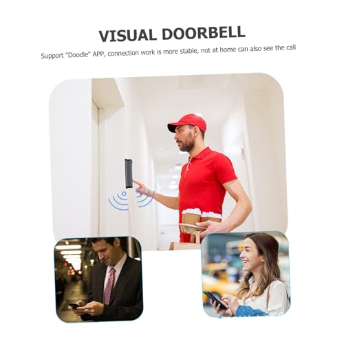 jojofuny Campainha Câmera Sem Fio Para Casa Anel Visual Inteligente Dispositivo De Alarme Familiar D