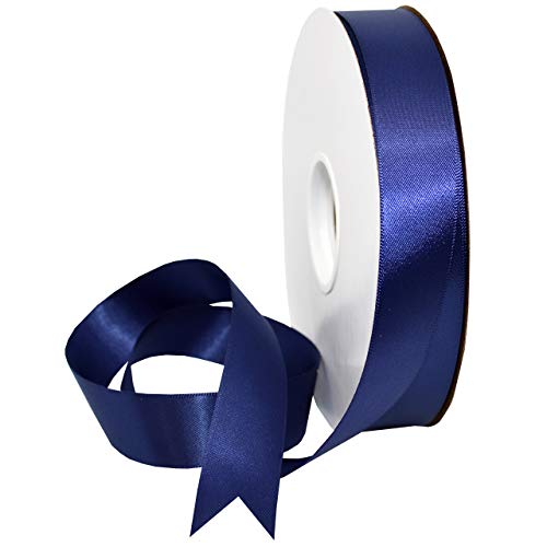 Image of Morex Ribbon 08822 /50-371 Ribbon, 7 /8 inch x 50 Yd, Ink Blue