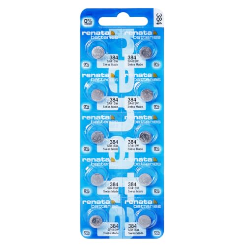 Batterie Orologi Renata Batterie A Bottone Renata 357 / SR44W - 1.55V - 160 MAh - Confezione Da 10 Pezzi - Per Orologi E Elettronica Battery Price