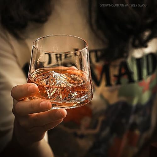 Copo De Uísque De Montanha Estilo Japonês Vintage, Copo De Bebida De Licor Para Beber Bourbon, Uísqu