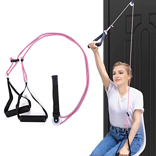 Image of Shoulder Pulley Over The Door Physical Therapy System, Exercise Pulley for Physical Therapy, Alleviate Shoulder Pain and Facilitate Recovery from Surgery