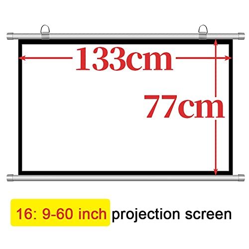 Pantalla de proyección retráctil 60 pulgadas formato 16:9 miniatura 7