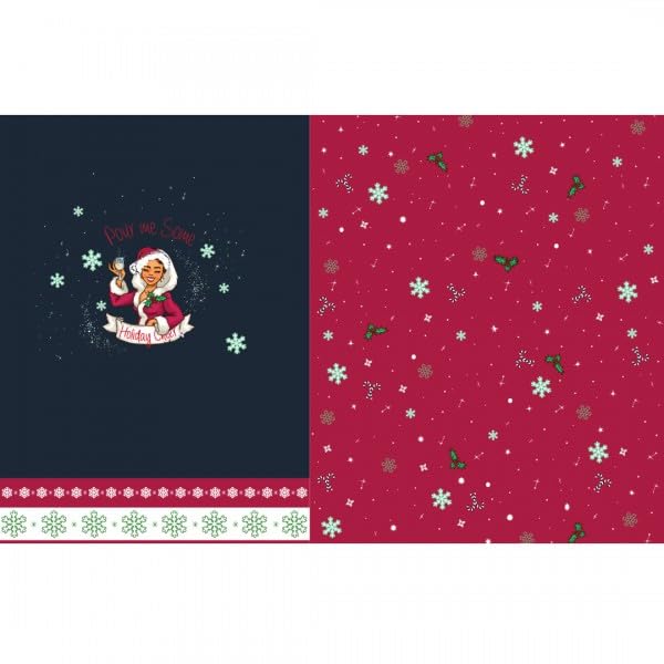 Panneau DIY Pull de Noël solution couture facile 100x145cm