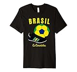 Soccer Brasil Flag T-Shirt Brazil Flags Football Team Jersey