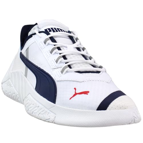 PUMA PUMA Mens Scuderia Ferrari Replicat X Lace Up Sneakers Shoes Casual - White - Size 5.5 D