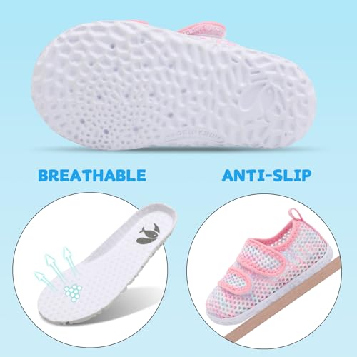 Image of FEETCITY Baby Boys Girls Water Shoes Quick Drying Aqua Sock for Outdoor Beach Pool Shoes Infant Summer Sandals