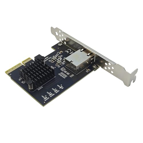Tarjeta de Red Gigabit de 10Gbps PCIe3.0 4X Adaptador Ethernet con Chip RTL8127AT para PC de Escritorio