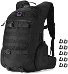 35L Sac à dos tactique militaire, YKK Boucles de fermeture à glissières Duraflex, MOLLE Pack de grande capacité pour le camping de randonnée
